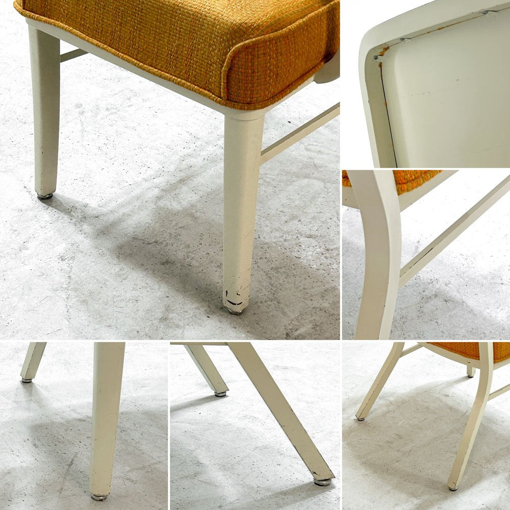 スチールケース Steelcase タンカーチェア ペインテッドスチール × ファブリック US ビンテージ Vintage レトロ インダストリアル ●
