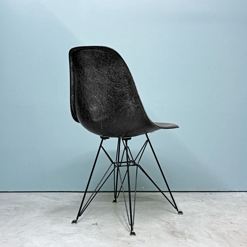 ハーマンミラー Herman Miller サイドシェルチェア セカンド 2nd FRP ブラック エッフェルベース イームズ ビンテージ ミッドセンチュリー ◎