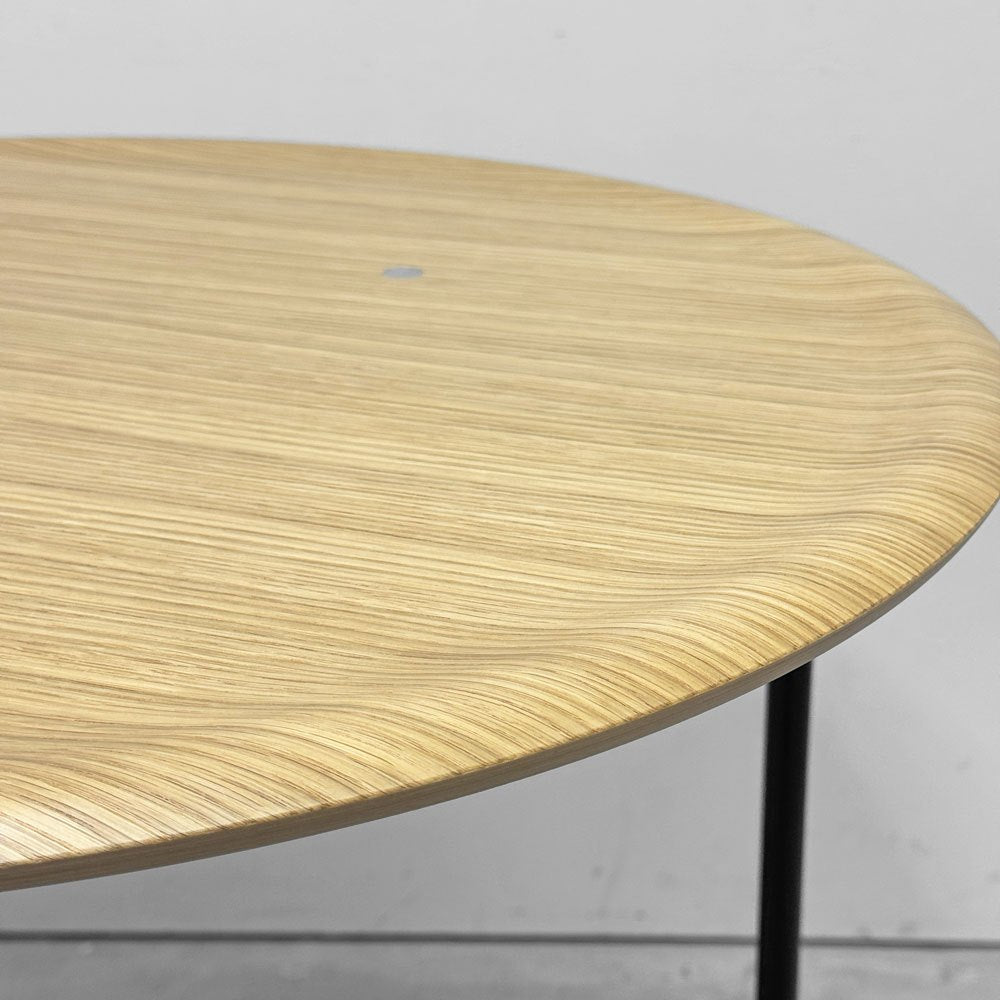 エンゲルブレヒト Engelbrechts ケヴィ KEVI 2010 ダイニングテーブル オーク材 プライウッド カフェテーブル 70cm 3本脚 ヨルゲン・ラスムッセン デンマーク 未使用品 B ●
