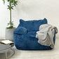 ルージー LOOSY ハグミー HUGME 1人掛けビーズソファ コーデュロイ カバーリング 軽量 ネイビー色 Navy 定価￥39,900- ●