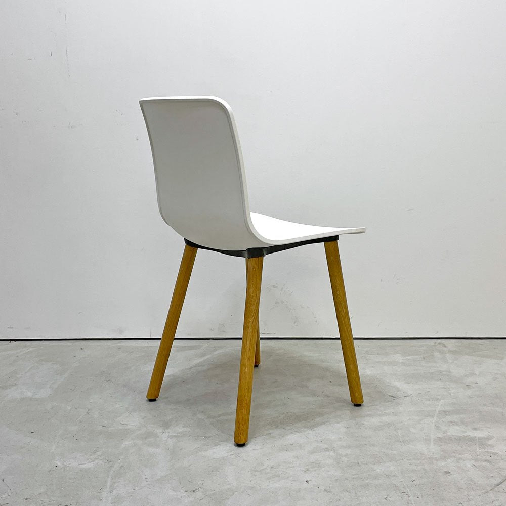 ヴィトラ vitra ハルウッド HAL WOOD サイドチェア ダイニングチェア ホワイト ナチュラルオーク ジャスパー・モリソン 定価￥78,100- B ●