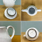 アスティエ・ド・ヴィラット ASTIER de VILLATTE フィエット Fillette ティーポット W15×H12cm 陶器 フランス 定価¥40,810- ◎
