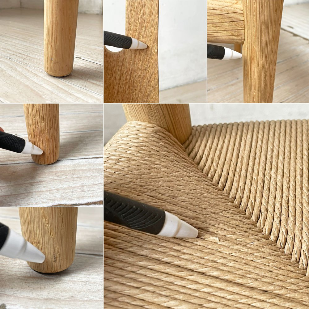 カールハンセン＆サン Carl Hansen & Son CH24 Yチェア オーク材 ソープフィニッシュ 座面張替済 ハンス・J・ウェグナー デンマーク 北欧家具 ★