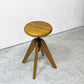 クラッシュゲート CRASHGATE ノットアンティークス Knot Antiques リフト ロースツール LIFT STOOL Lo オーク無垢材 回転昇降 インダストリアル 廃番 ●