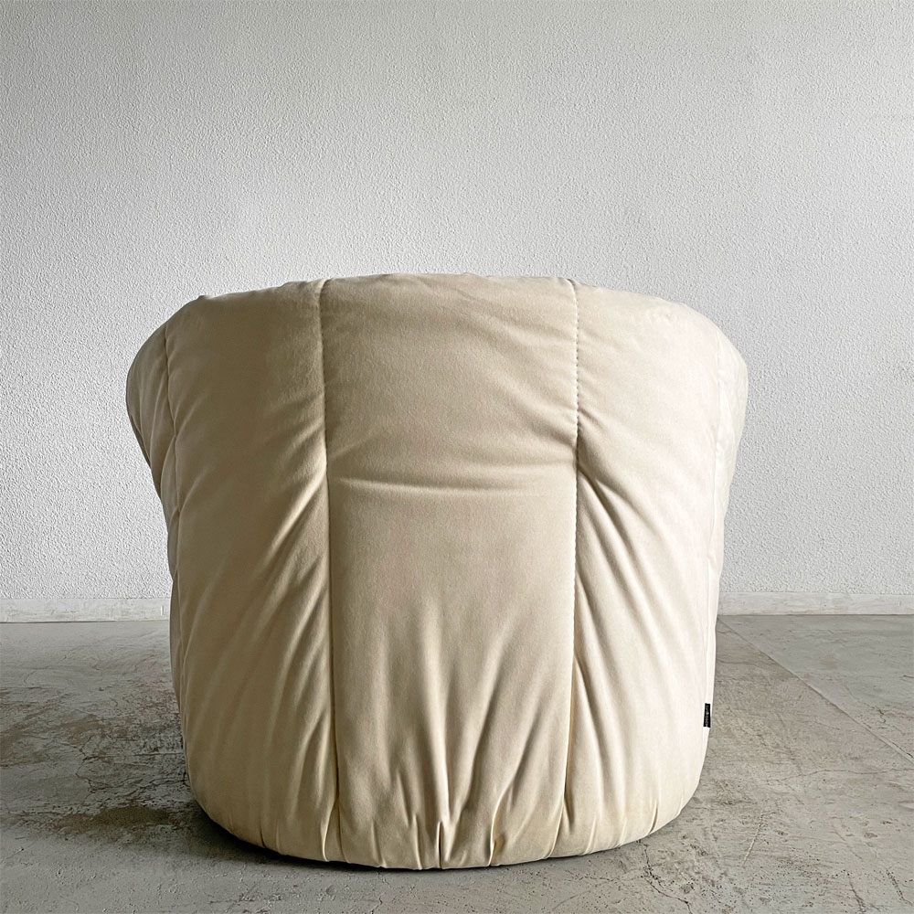 リーンロゼ ligne roset ブリガンタン BRIGANTIN 1Pソファ ファブリック オフホワイト系 ミッシェル・デュカロワ フランス 現行定価￥198,000-以上 〓