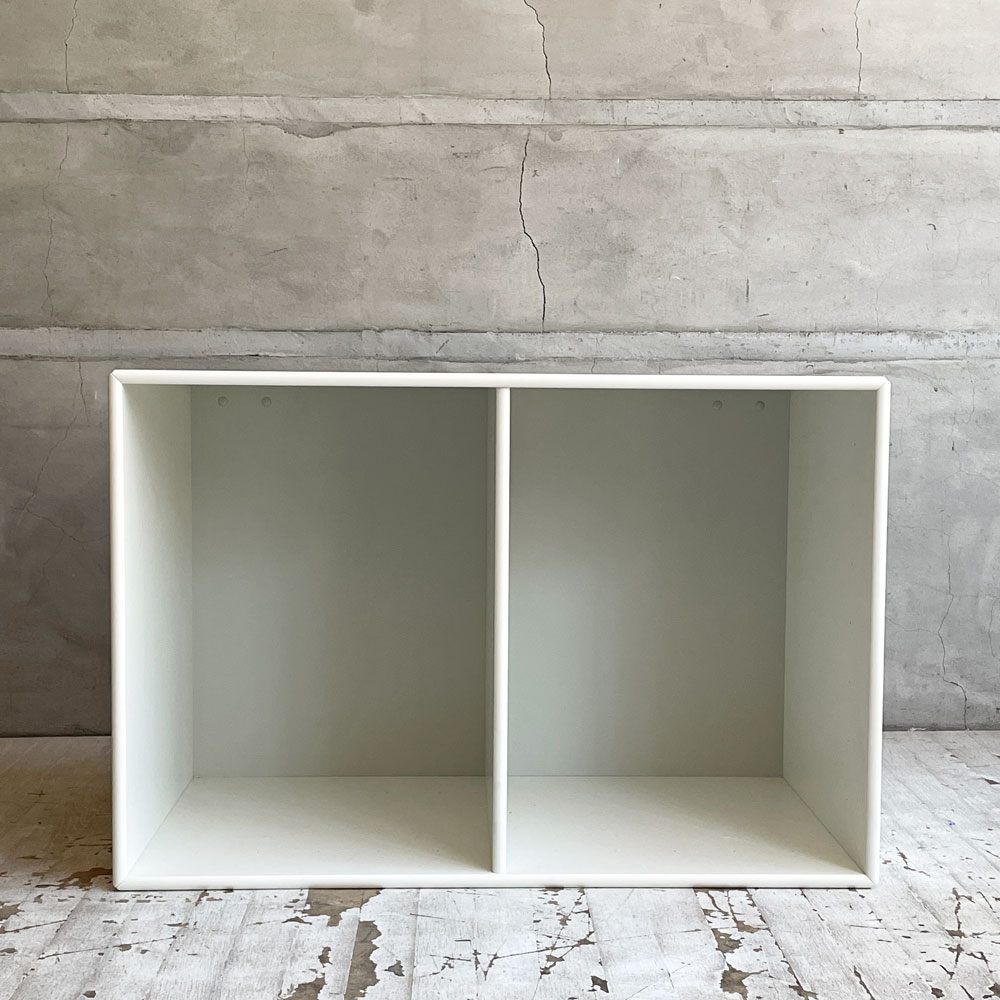 モンタナ MONTANA システムシェルフユニット SYSTEM SHELF UNIT 2列 オープンシェルフ ホワイト デンマーク ♪