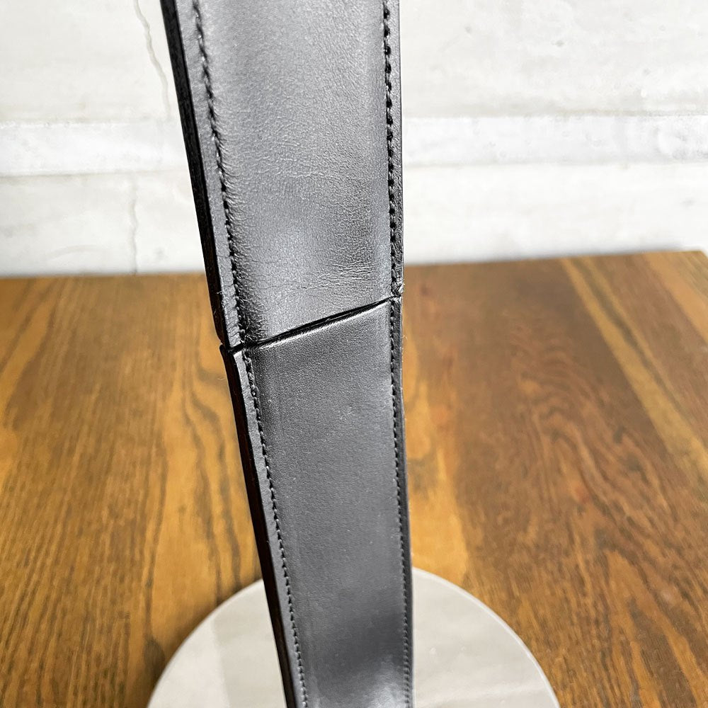 カッシーナイクスシー CASSINA ixc. シューホーン Shoehorn 靴べら 本革 レザー ブラック ステンレス グエナエル・ニコラ ♪