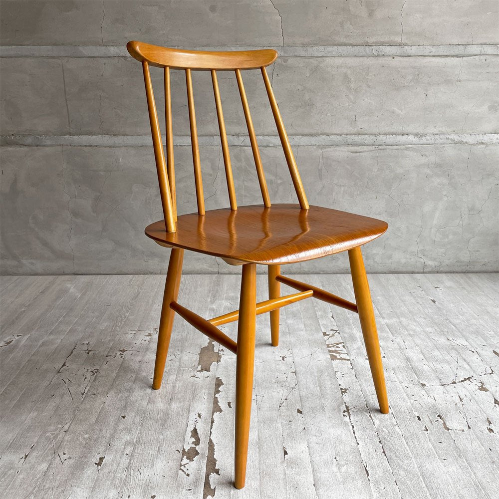 エズビーヴァーケン Edsby Verken ファネットチェア Fanett Chair ダイニングチェア チーク材×ビーチ材 イルマリ・タピオヴァーラ スウェーデン 北欧ビンテージ ♪
