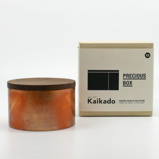 開化堂 Kaikado カッパー プレシャスボックス Copper precious box x-small w/wooden lid  銅製 木蓋 杉材 八木隆裕 京都 伝統工芸 定価38,500円 A ●