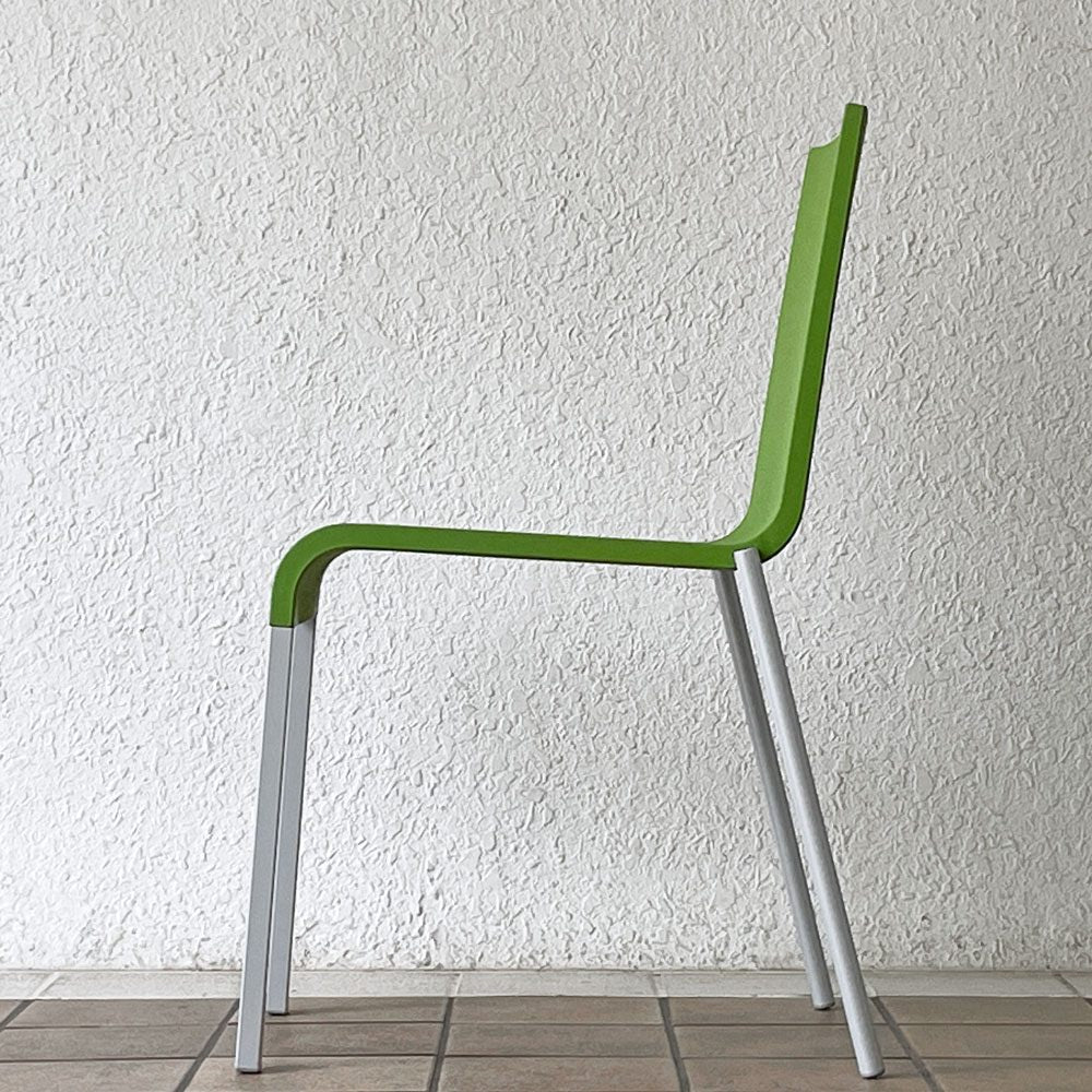 ヴィトラ vitra. ゼロスリー .03 ダイニングチェア スタッキングチェア マールテン・ヴァン・セーヴェレン Maarten Van Severen グリーン B ◇