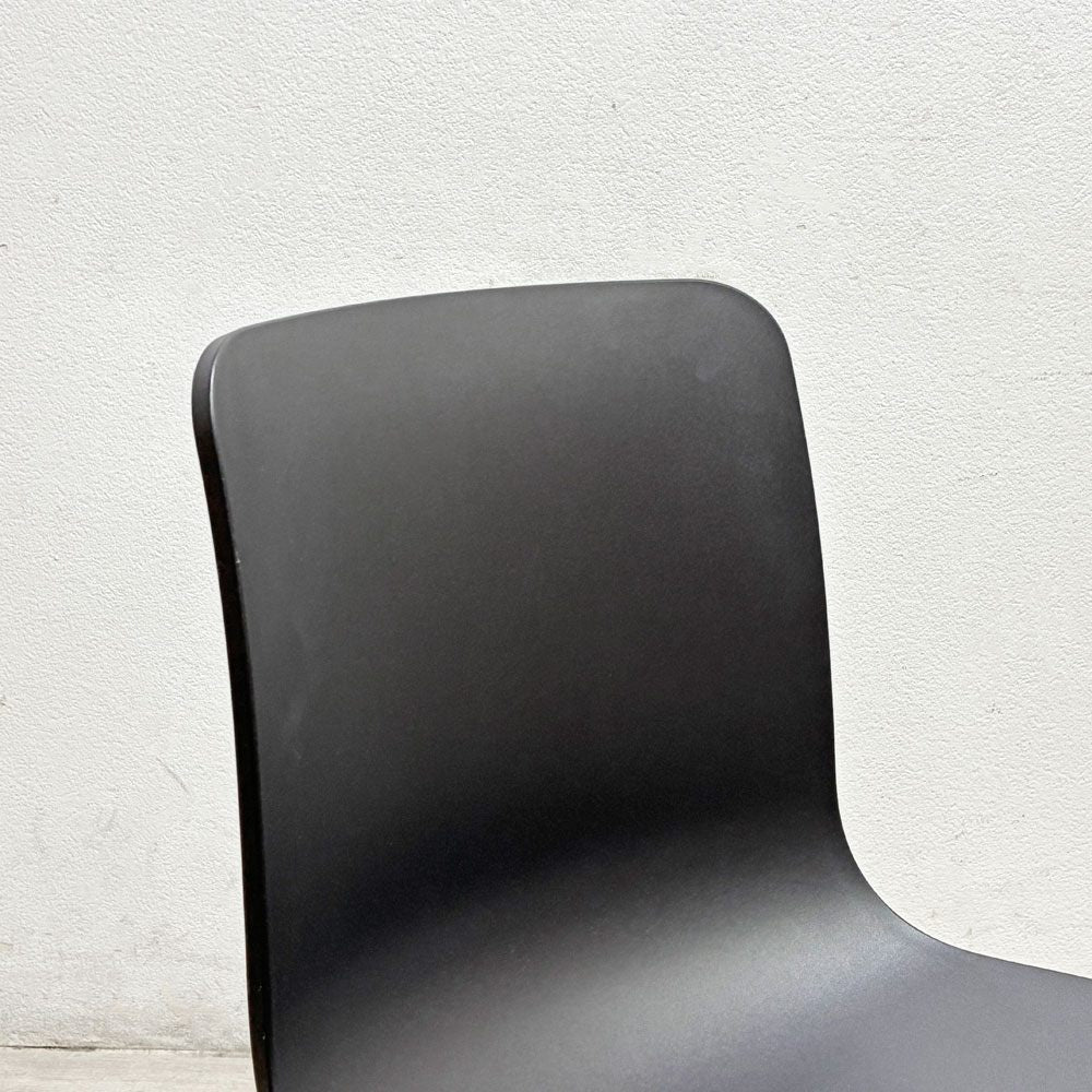 ヴィトラ vitra ハルチューブ HAL Tube サイドチェア ダイニングチェア ブラック ジャスパー・モリソン ●