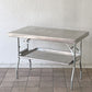 ピットパル PIT PAL アルミ ワークテーブル ALUMINIUM WORK TABLE Sサイズ ワークデスク W106cm 別売りシェルフ付き パシフィックファニチャーサービス取扱 定価124,300円 ◇