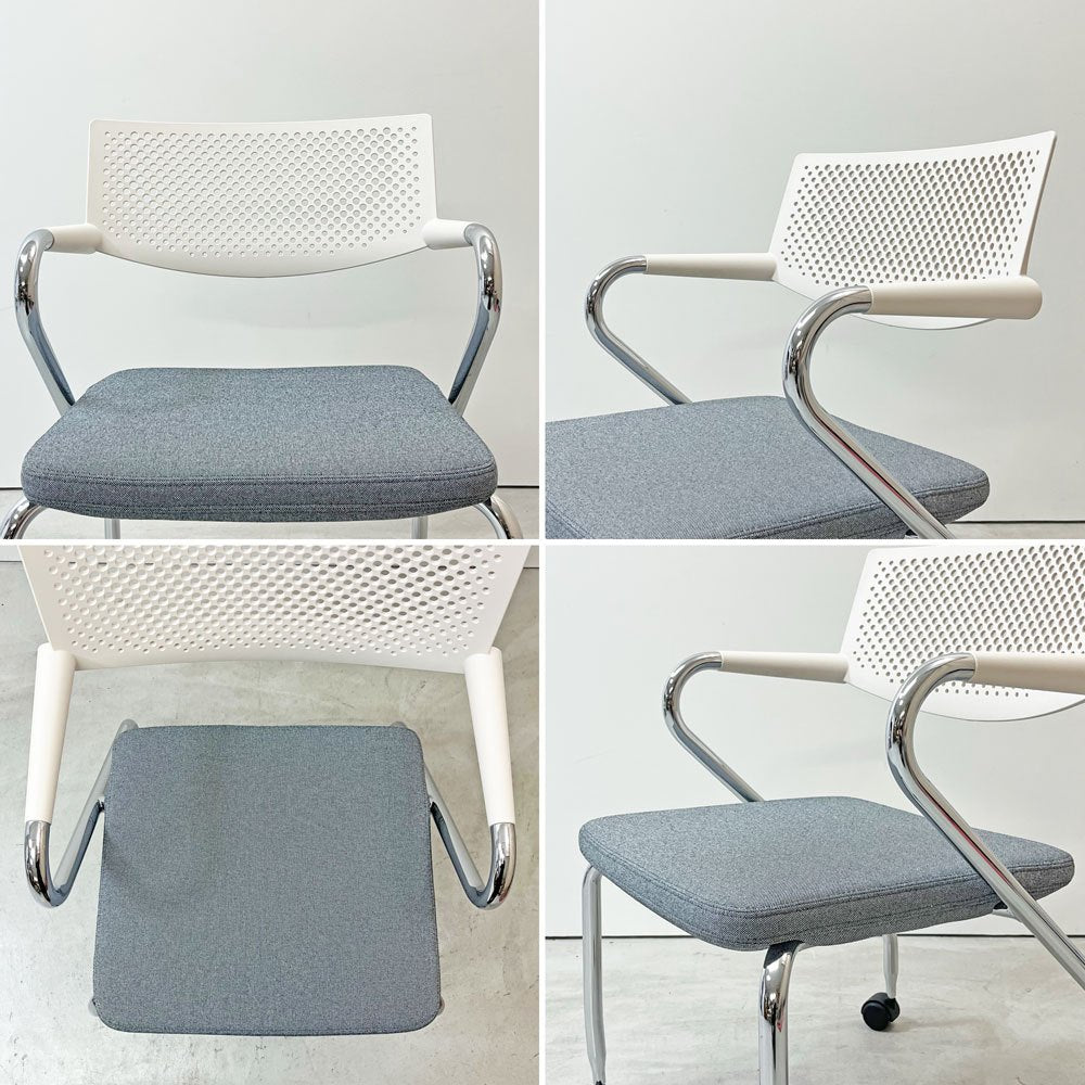 ヴィトラ vitra ビザロール Visaroll デスクチェア ミーティングチェア キャスターベース スタッキング アントニオ・チッテリオ C ●
