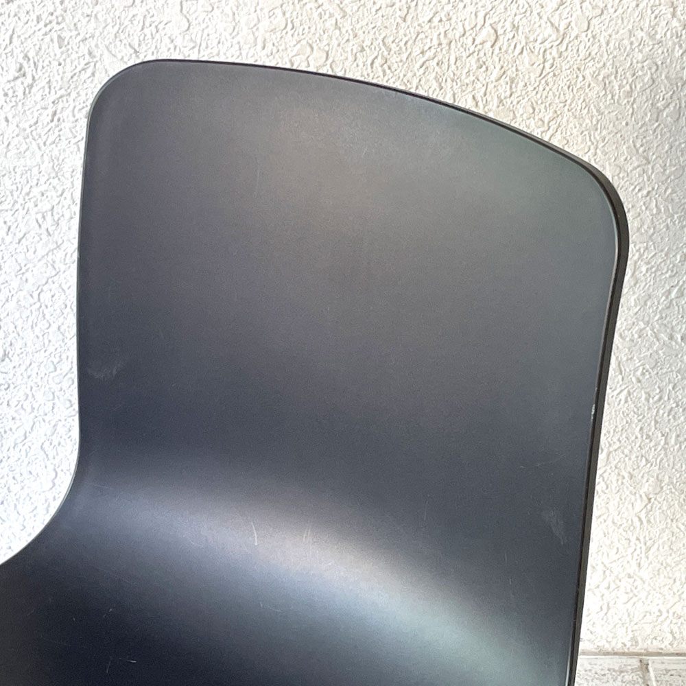 ヴィトラ vitra ハルチューブ HAL Tube サイドチェア ダイニングチェア スタッカブル ブラック ジャスパー・モリソン C ◇