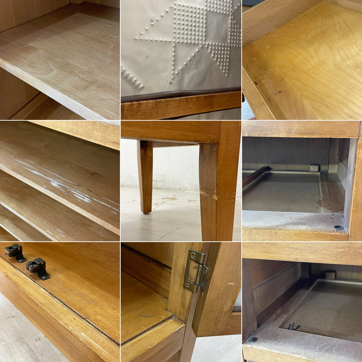 イーセンアーレン ETHAN ALLEN ビンテージ パイセーフ キャビネット Pie Safe Cabinet キッチンキャビネット 食品保管庫 パイン材 パンチングメタルドア アーリーアメリカン カントリースタイル 米国家具 ●