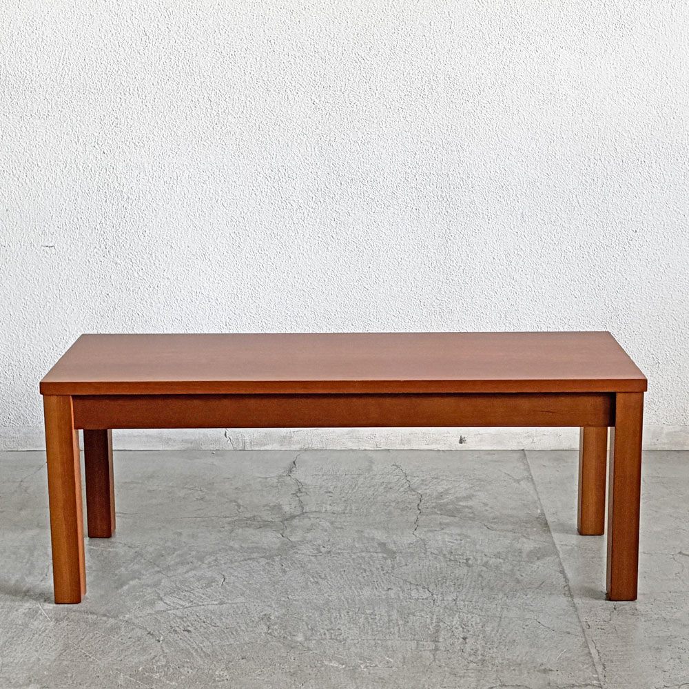 アクタス ACTUS アス ASU ダイニングベンチ チェリー材 板座 W110cm 北欧スタイル 廃番 〓