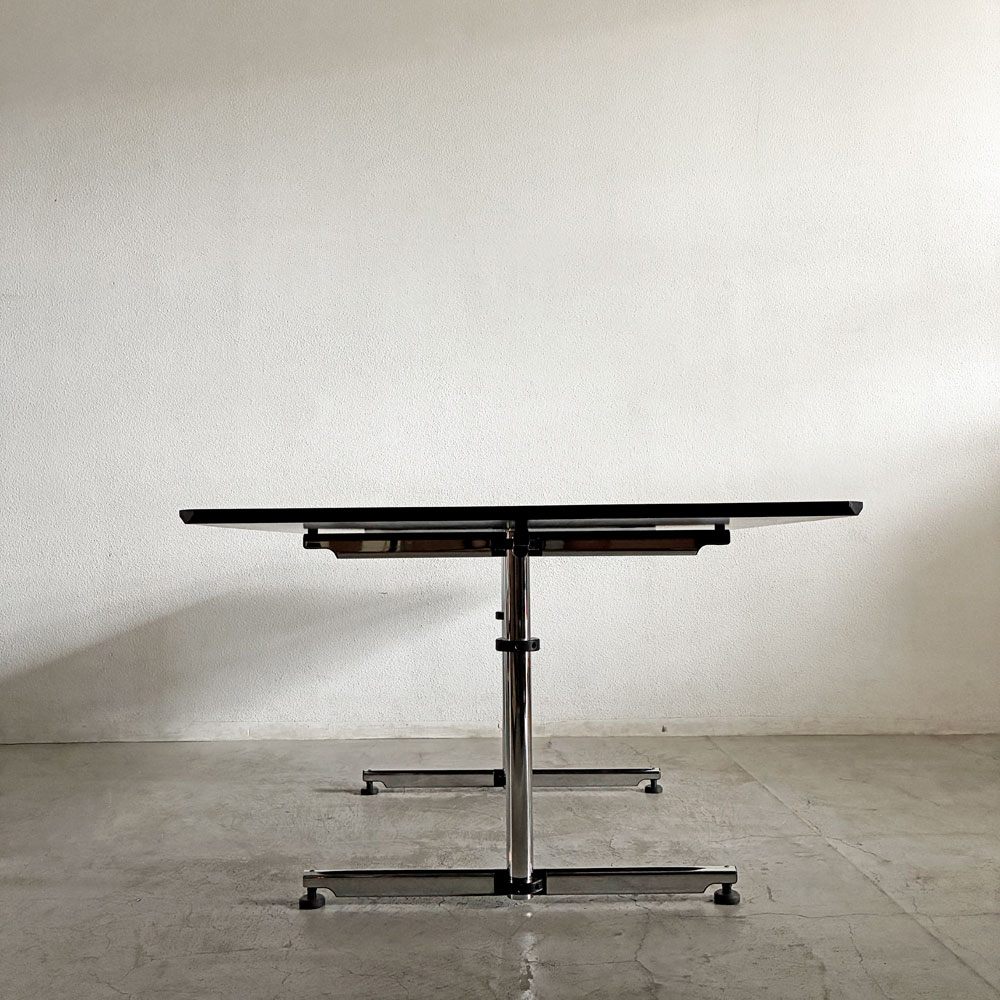 ユーエスエムハラー USM Haller キトステーブル KITOS ミーティングテーブル デスク 長方形 W199.5cm オーク材 ブラックラッカー フリッツ・ハラー スイス 〓