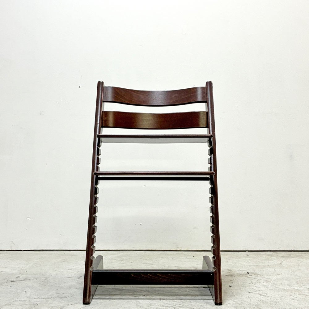 ストッケ STOKKE トリップトラップ TRIPP TRAPP ベビーチェア キッズチェア S/N無し ブラウン ノルウェー 北欧家具 ●