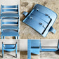 ストッケ STOKKE トリップトラップ TRIPP TRAPP ベビーチェア キッズチェア S/N3～ プラスチック背もたれ付 ブルー ノルウェー 北欧家具 ■