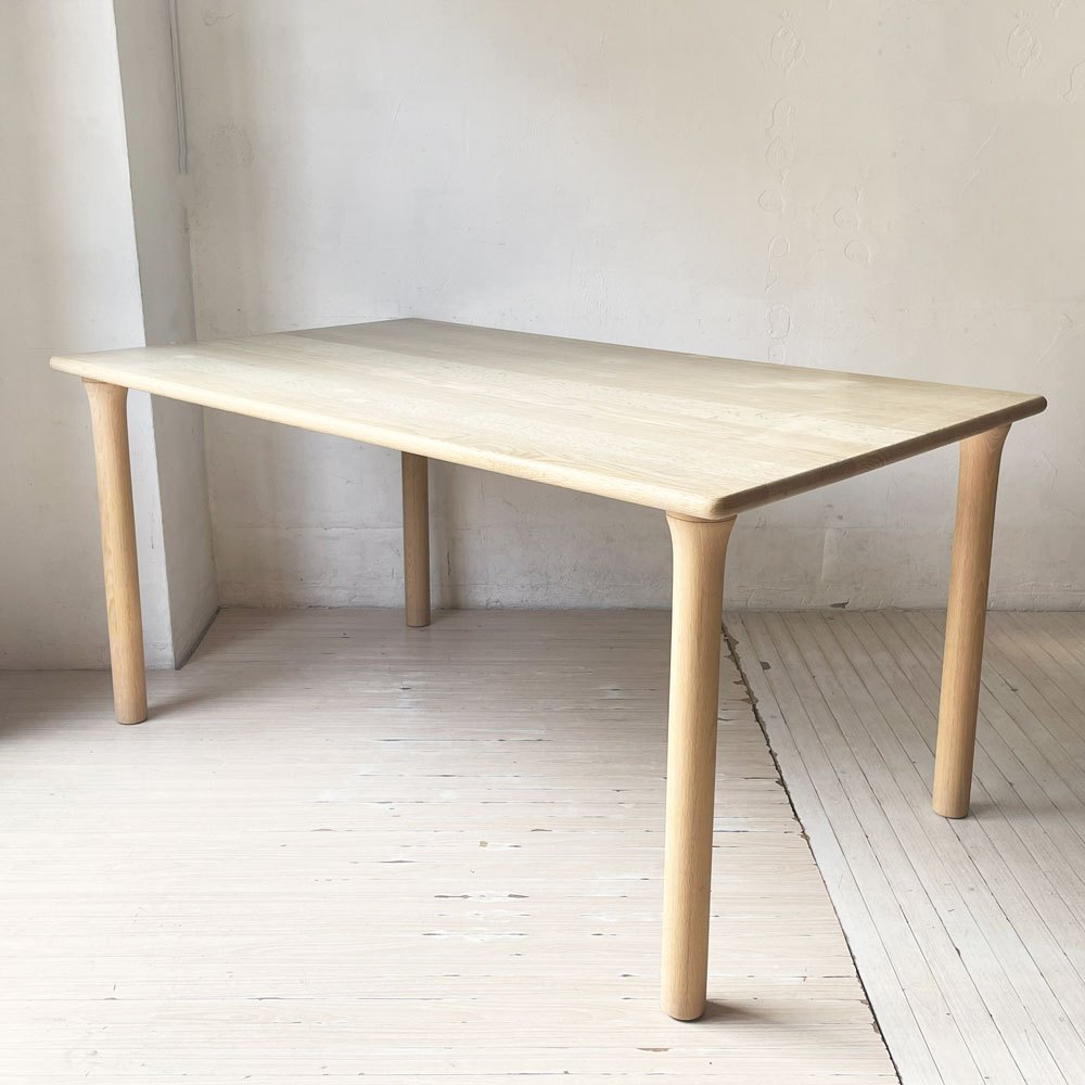 アクタス ACTUS スープダイニングテーブル SOUP DINING TABLE Rレッグ オーク材 W150 参考価格 \159,500- ★