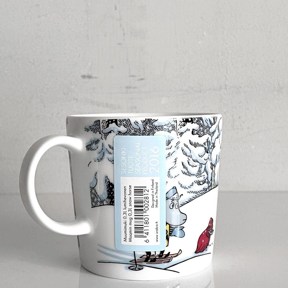 アラビア ARABIA ムーミンマグ MOOMIN スノーホース 2016年 冬限定 トーベ・ヤンソン フィンランド 北欧食器 ■