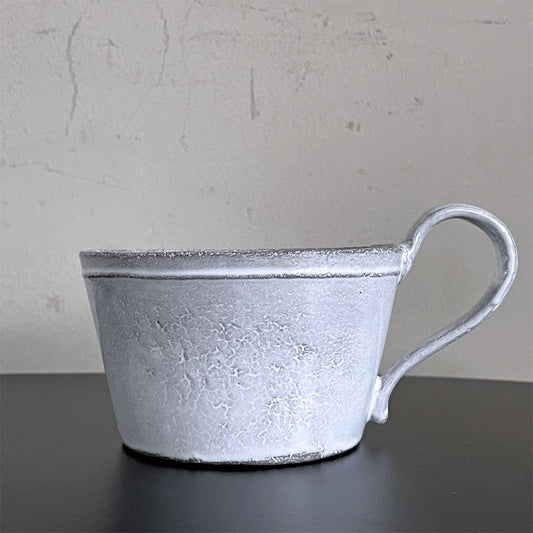 アスティエ・ド・ヴィラット Astier de Villatte シンプル Simple ショコラカップ フランス W15cm A ■