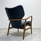 ポートランドファニチャー  Portland Furniture マンティスチェア The Mantis Chair PVCレザー 1Pソファ ミッドセンチュリー 木製フレーム  ●