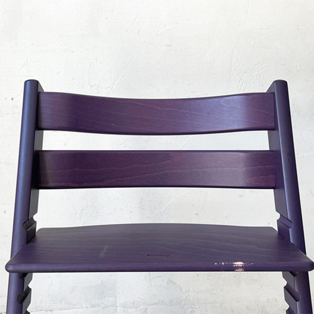 ストッケ STOKKE トリップトラップ TRIPP TRAPP プラムパープル ベビーチェア キッズチェア S/N4～ ノルウェー 北欧家具 ★