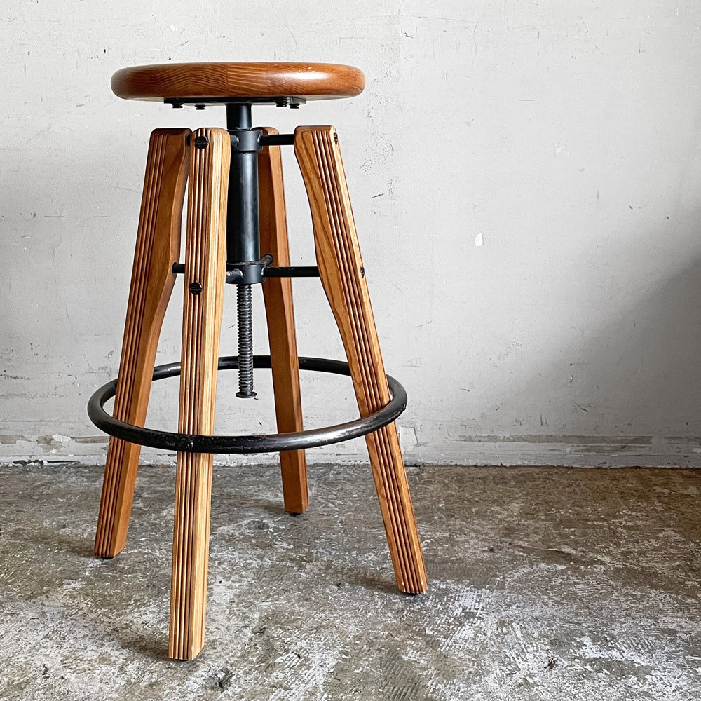 アクメファニチャー Acme Furniture アーヴィン スツール IRVIN STOOL high ハックベリー×アイアン インダストリアル 定価 ¥44,000- B ■