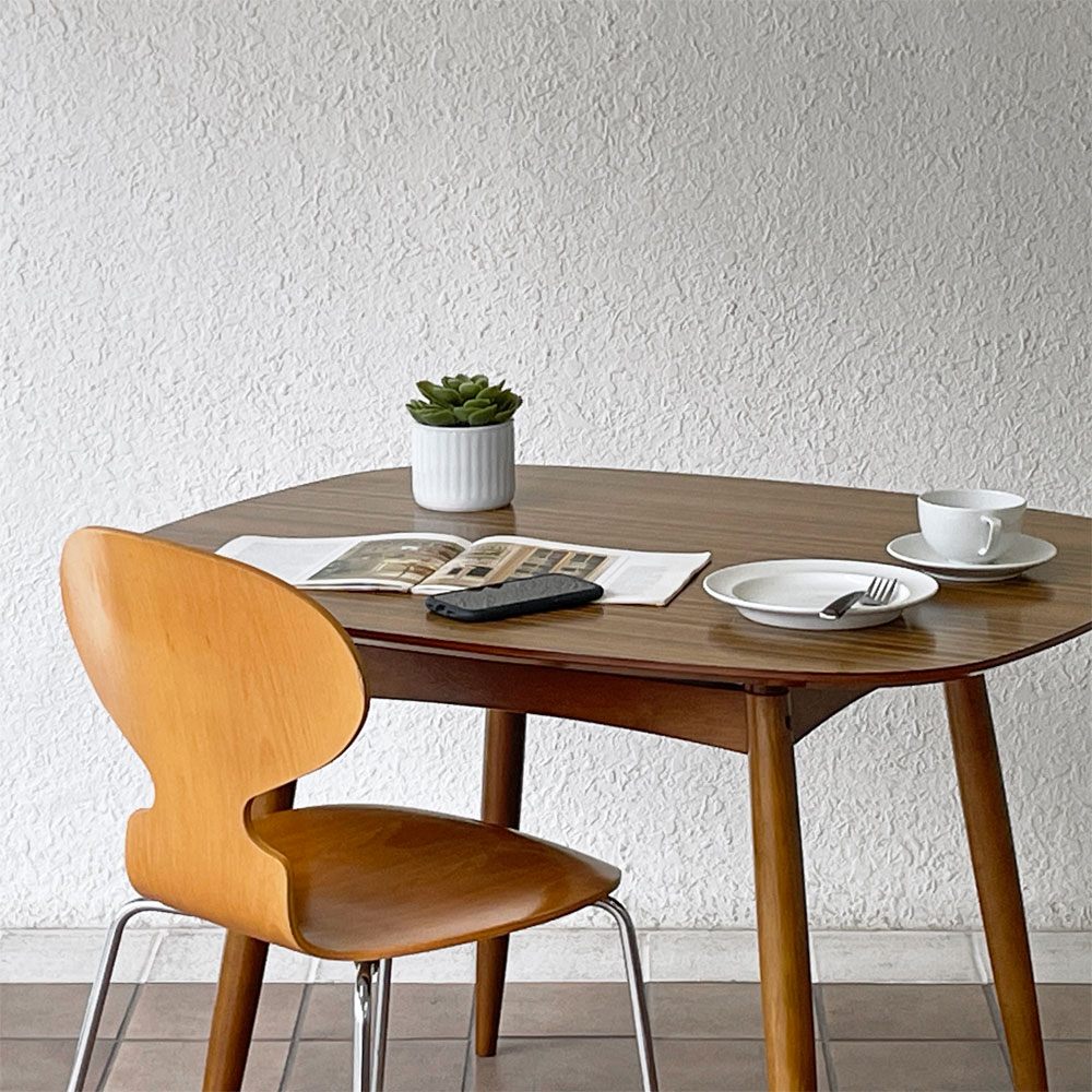 カリモク60+ ロクマルプラス Dテーブル ダイニングテーブル W100cm メラミン天板 デコラトップ ミッドセンチュリーデザイン ◇