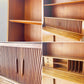 ボーンホルムス・モーベルファブリック Bornholms Mobelfabrik チーク材 ライティングビューロー ブックシェルフ キャビネット Johannes Sorth 北欧ビンテージ ★