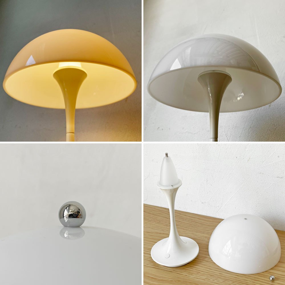 ルイスポールセン louis poulsen パンテラポータブル Panthella Portable V1 テーブルライト ホワイト ヴェルナー・パントン ★