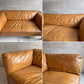ハロ HALO レッジオ REGGIO 2P SOFA 2人掛けソファ レザー 牛本革 オールドサドルナッツカラー 英国家具 廃番 参考定価￥237,000- ♪