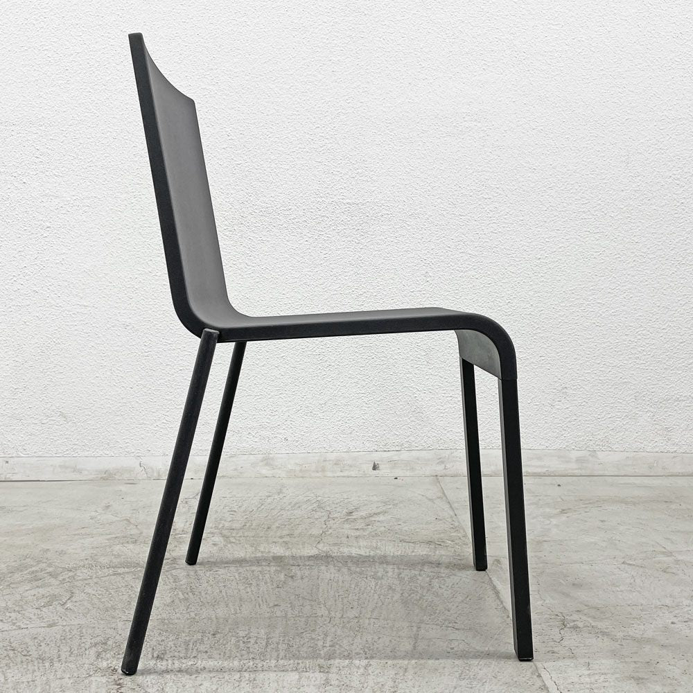 ヴィトラ vitra. ゼロスリー .03 ダイニングチェア スタッキングチェア マールテン・ヴァン・セーヴェレン Maarten Van Severen ブラック 定価81,400円 〓