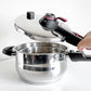 タッパーウェア Tupperware 圧力鍋 プレッシャークッカー Pressure Cooker 4.5L すのこ 三脚付き ステンレス ドイツ製 定価 ￥45,000- ■
