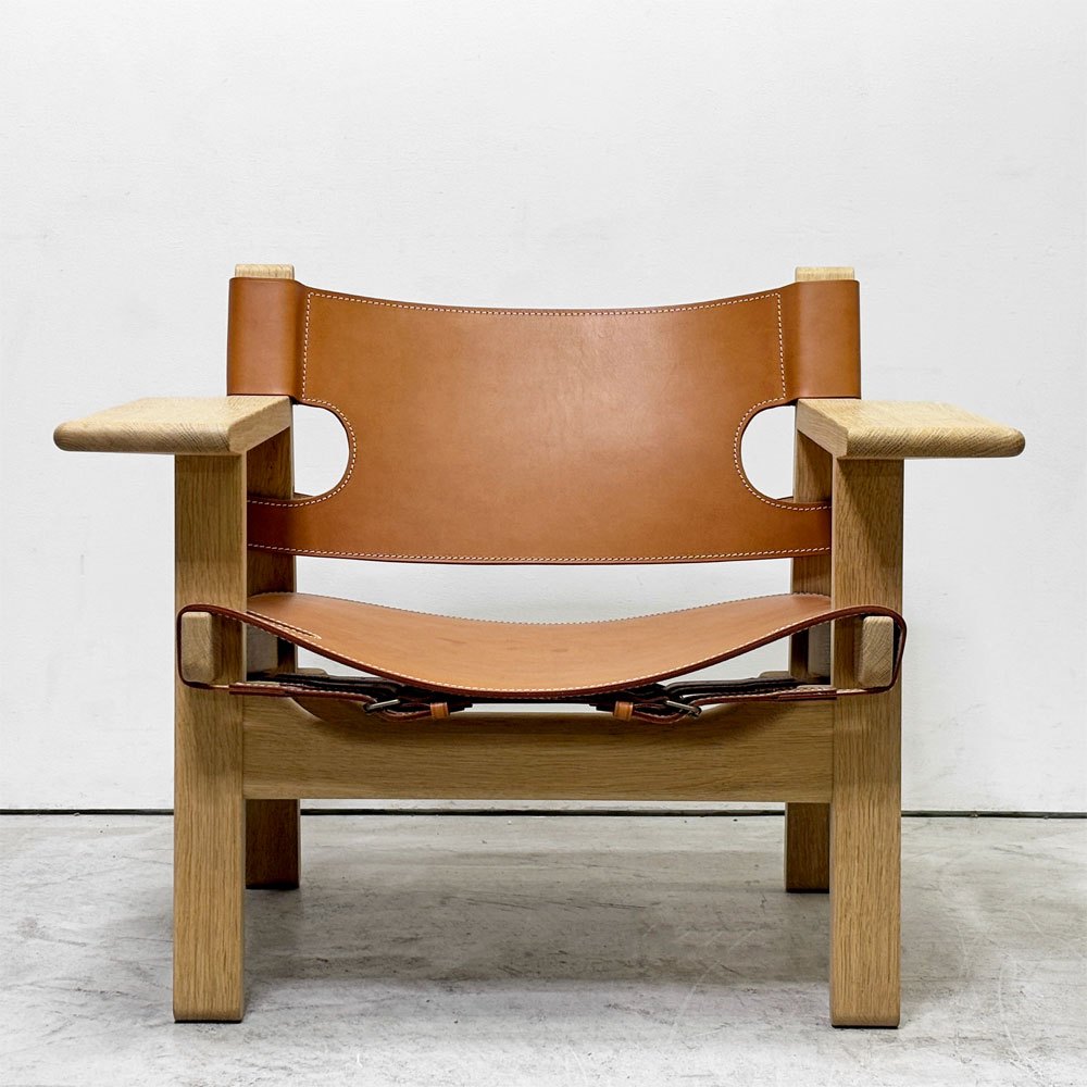 フレデリシア FREDERICIA スパニッシュチェア The Spanish Chair 2226 オーク材 ナチュラルレザー ボーエモーエンセン デンマーク 名作椅子 定価￥843,700- ●