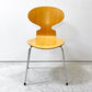 フリッツハンセン Fritz Hansen アントチェア 4本脚 ナチュラルビーチ ラッカー アルネ・ヤコブセン 北欧家具 C ●