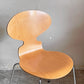 フリッツハンセン Fritz Hansen 3101 アリンコチェア アントチェア 4本脚 ナチュラルビーチ ラッカー仕上げ フェルトグライズ アルネ・ヤコブセン A ■