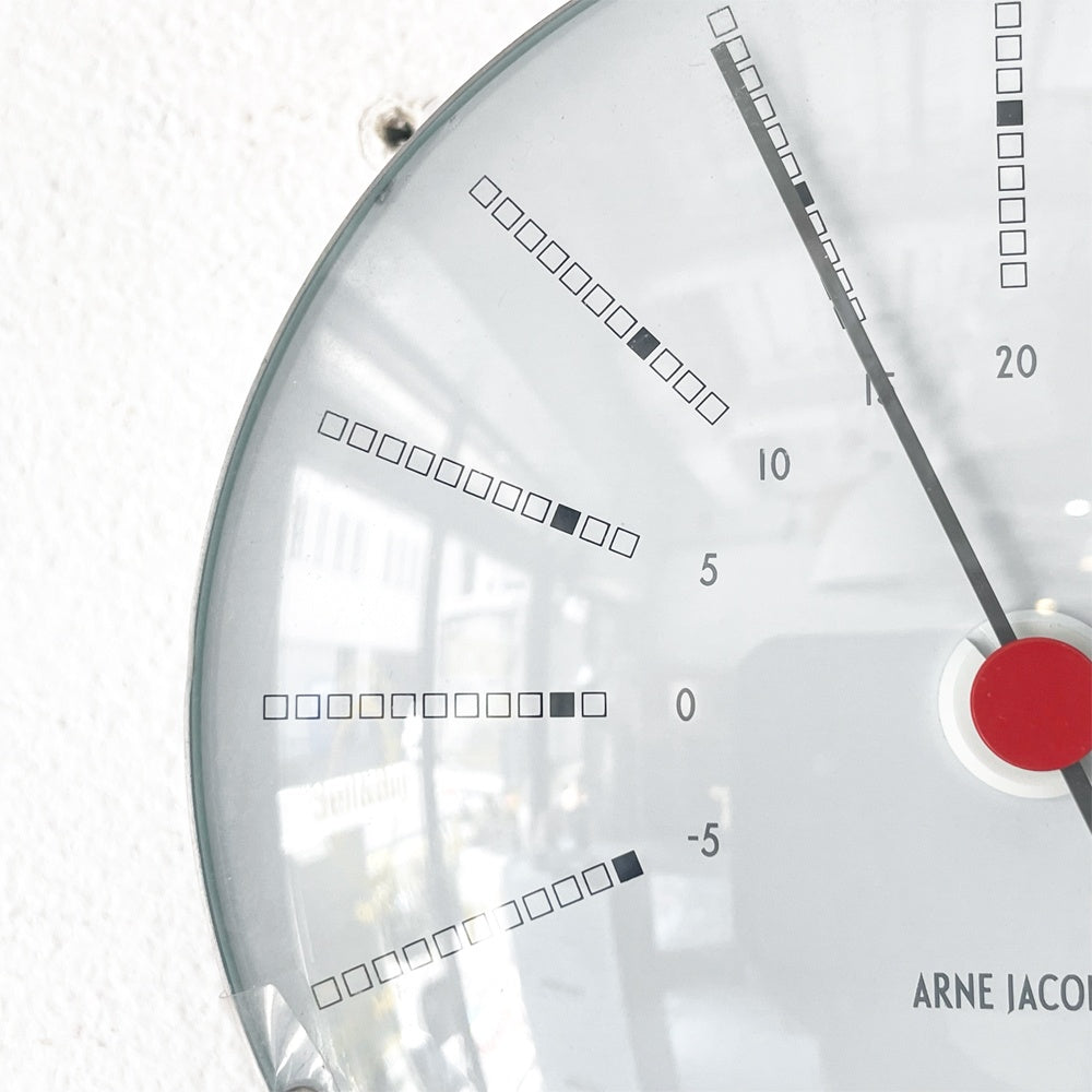 ローゼンダール Rosendahl アルネ・ヤコブセン バンカーズ Bankers 温度計 Thermometer ウェザーステーション Φ12cm ★