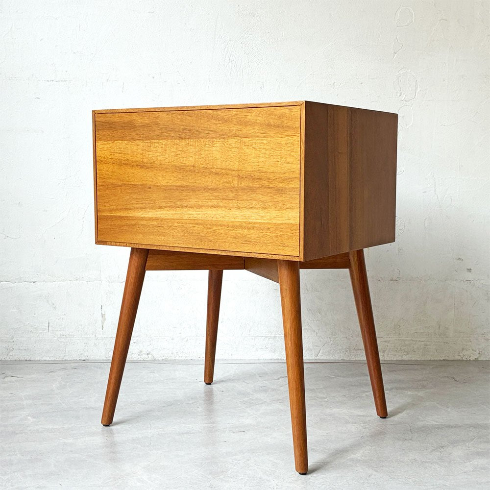 ウエストエルム West Elm ミッドセンチュリー ナイトスタンド Mid-Century Nightstand ナイトテーブル H62cm 美品  ★
