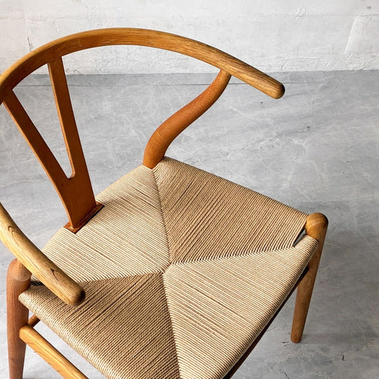 カールハンセン＆サン Carl Hansen & Son CH24 Yチェア オーク材 オイルフィニッシュ ハンス・J・ウェグナー 美品 ペーパーコード張替済 日本仕様サイズ ★