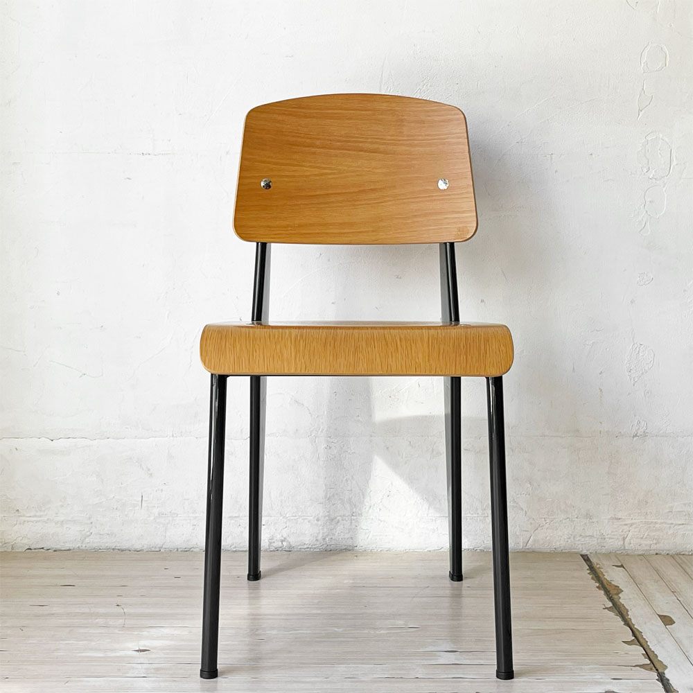 ヴィトラ vitra スタンダードチェア Standard chair ナチュラルオーク×ディープブラック ジャン・プルーヴェ Jean Prouve 名作椅子 ★
