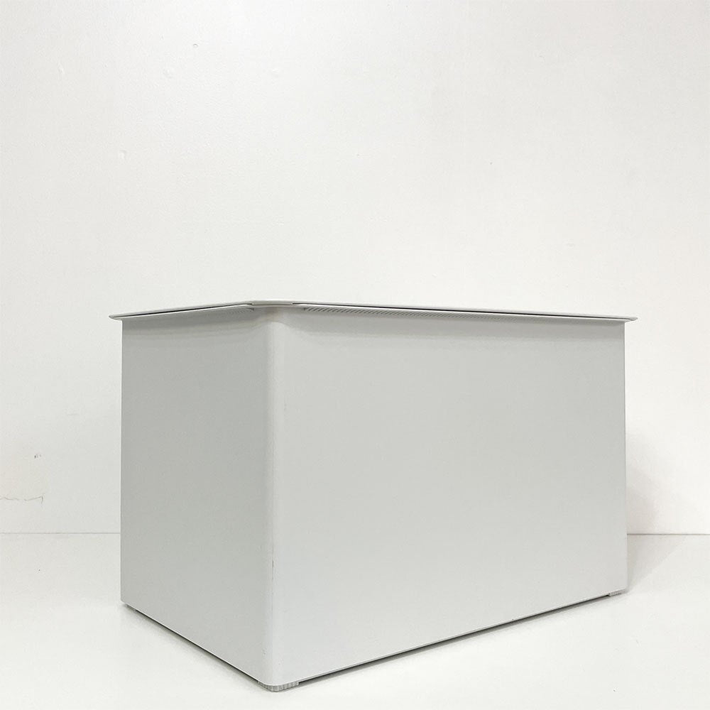 タッパーウェア Tupperware マルチオーガナイザー ワイド ドロップダウンドア グレー×ホワイト ●