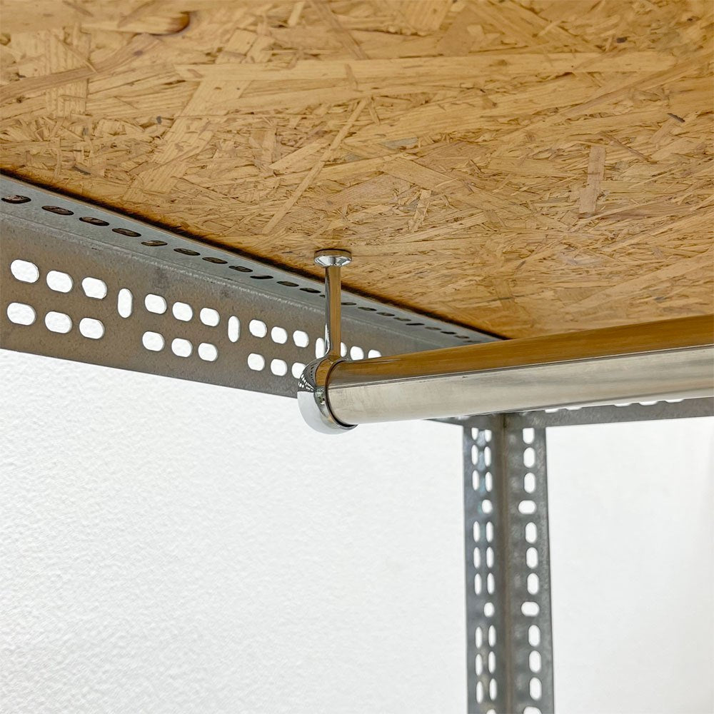 リオン LYON アングルシェルフ SLOTTED ANGLE SHELF ワードローブ シェルフ W140 x D64 x H175cm オーダー仕様 P.F.S取扱 〓