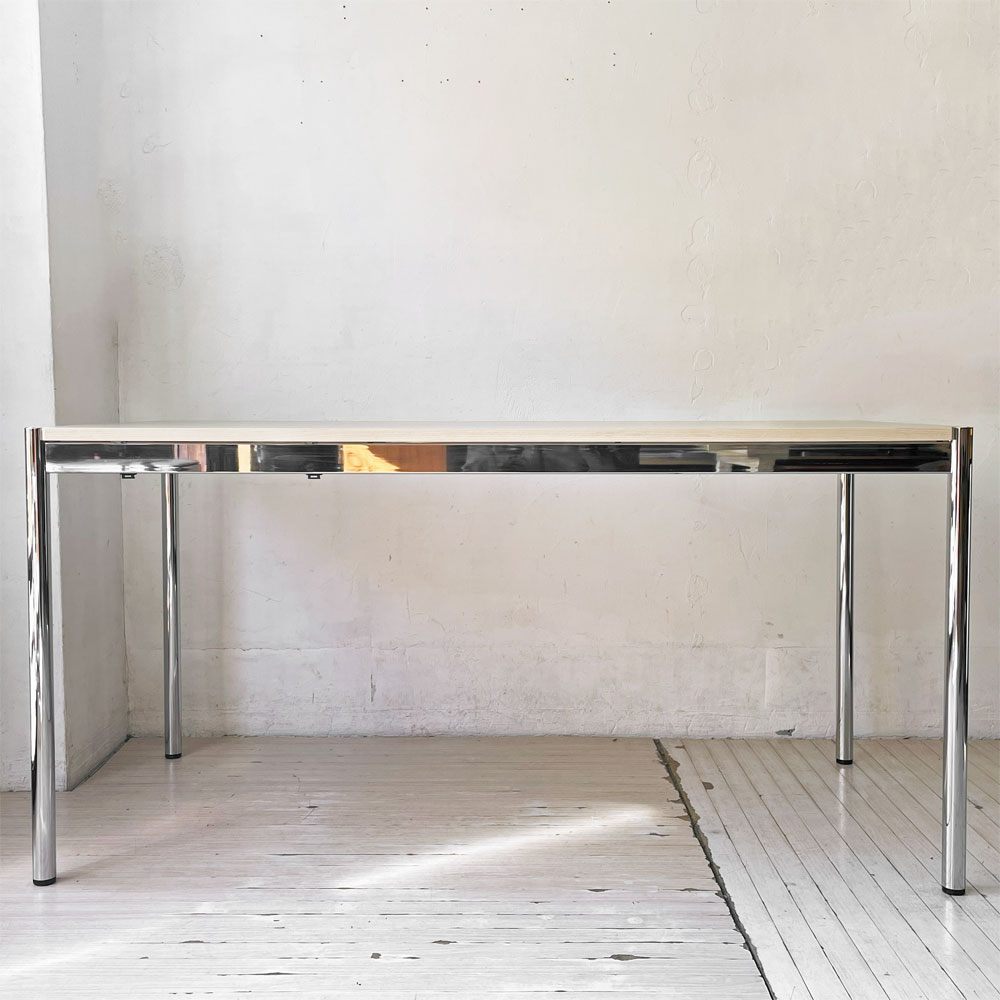 USMハラー USM Haller モジュラーファニチャー USMハラーテーブル デスク オーク材 W150cm フリッツ・ハラー スイス モダンデザイン ★