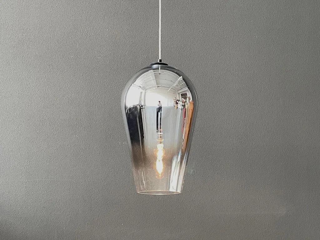 トムディクソン Tom Dixon フェイド ペンダントライト Fade Pendant クローム Chrome 廃盤 定価115,500円 箱付 展示品 〓