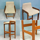 ディースキャン D-SCAN チーク材 カウンターチェア ハイチェア ハイスツール ファブリック デンマーク 北欧家具 ◎