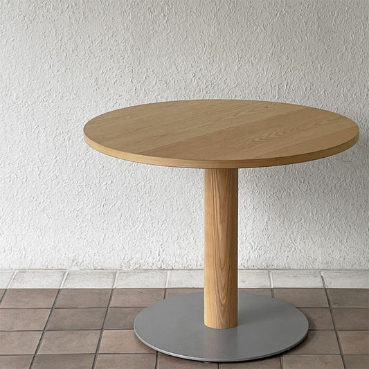カンディハウス CONDE HOUSE コタン KOTAN ラウンド ダイニングテーブル タモ材 φ90cm 深澤直人 ◇
