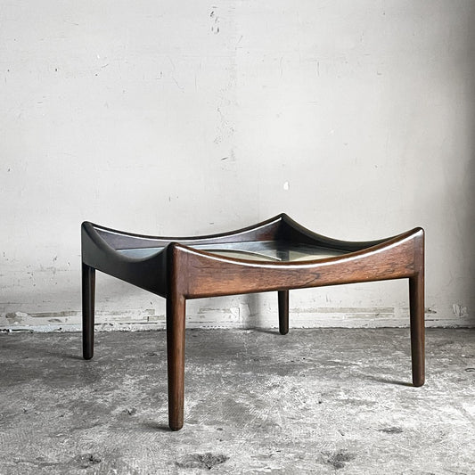 ソーレンウィラドセン SorenWilladsen モデュス Modus サイドテーブル コーヒーテーブル ローズウッド ガラス天板 クリスチャン・ヴェデル 北欧 デンマーク ■