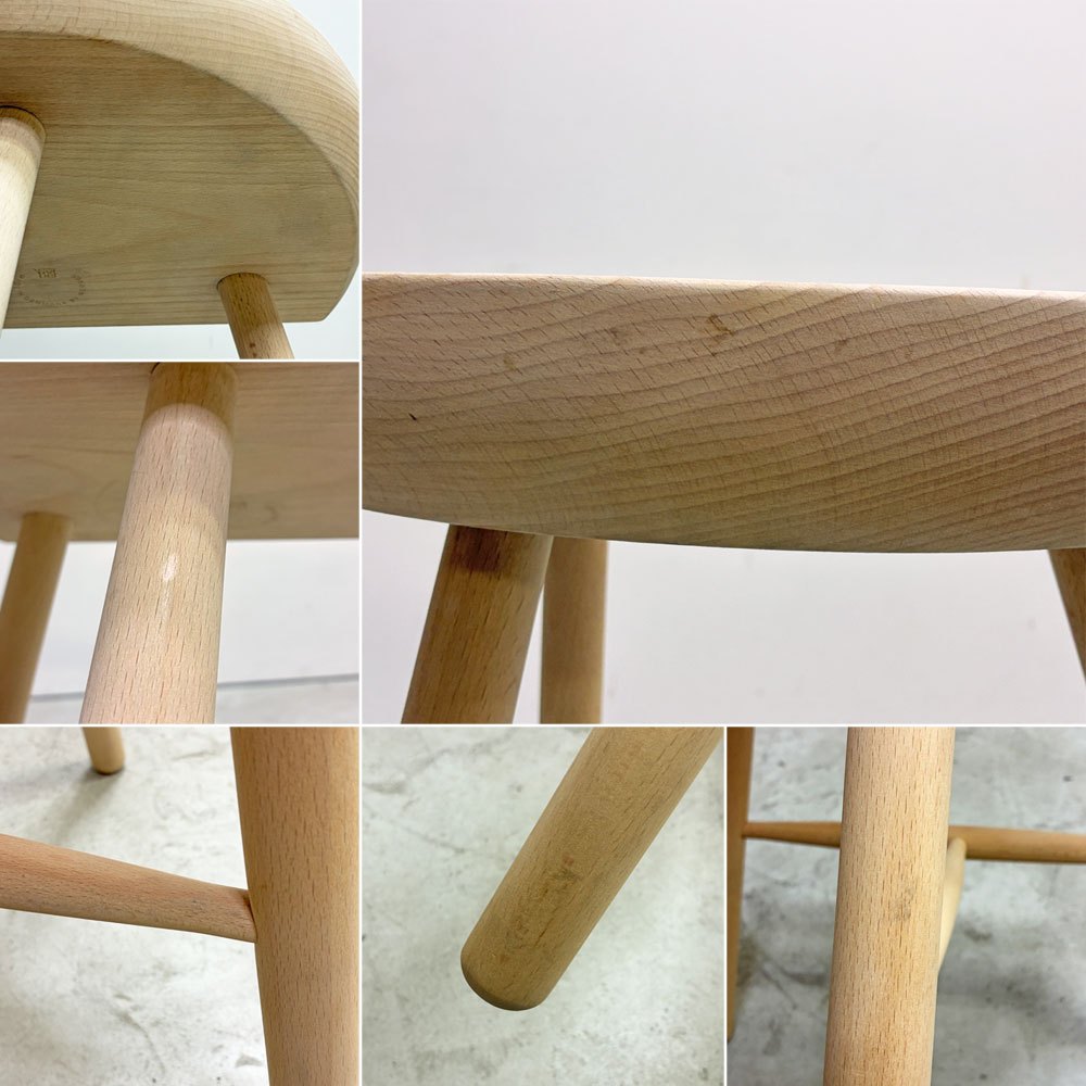 ワーナー Werner シューメーカーチェア Shoemaker Chair NO.69 スツール ビーチ材 ソープ仕上げ ラーズ・ワーナー ●